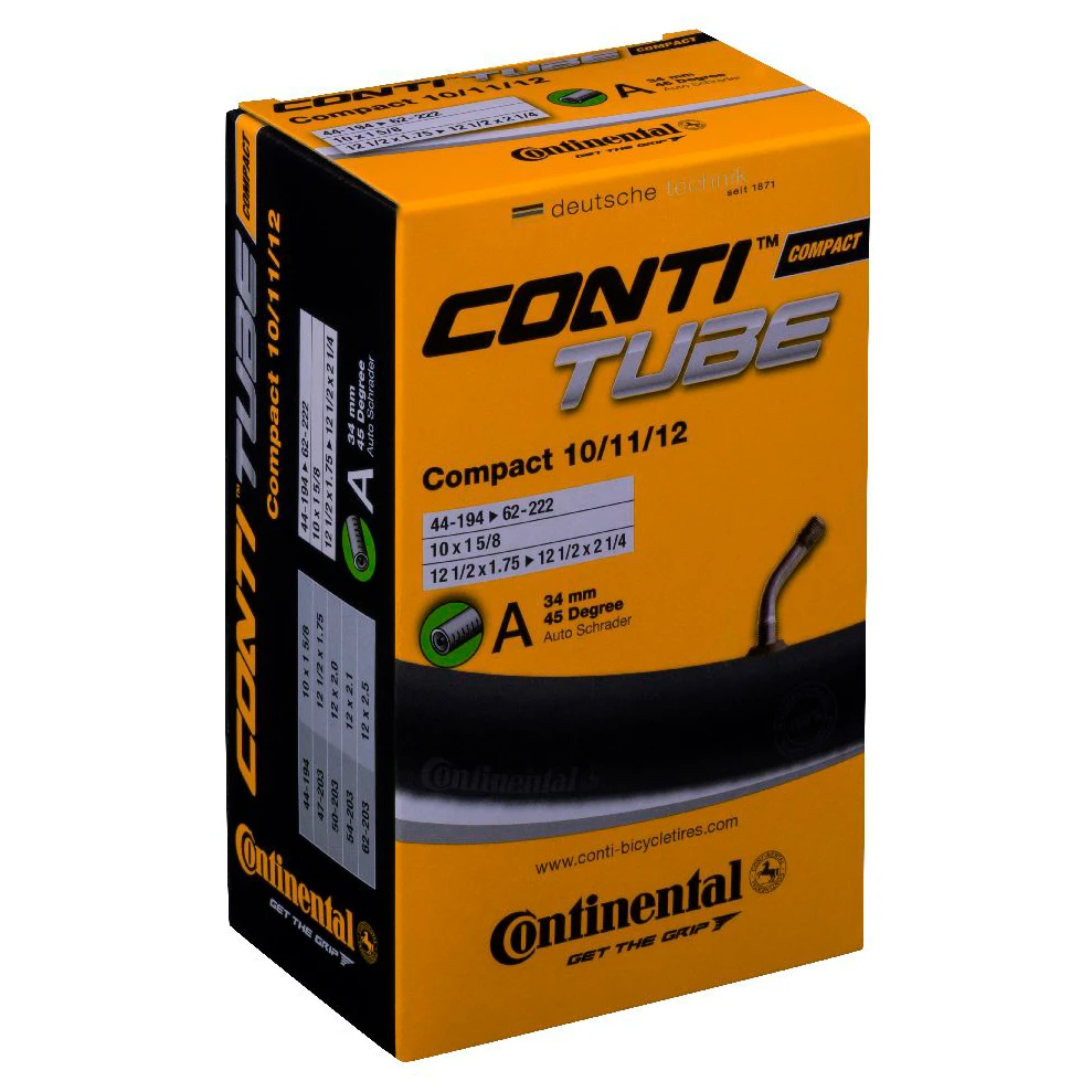 Continental - Compact Tube 10/11/12 (44-194 - 62-222) 45 Deg - Inner Tube
