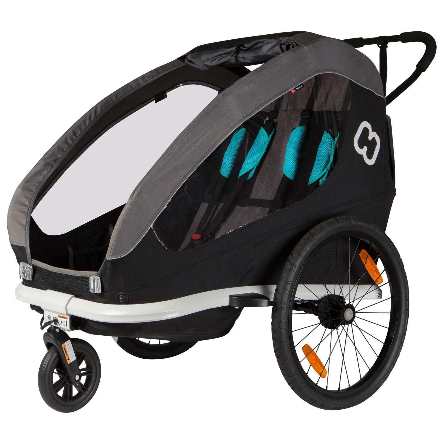 Hamax - Traveller With Bicycle Arm & Stroller Wheel - Child Trailer