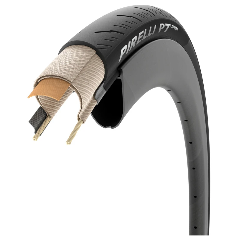 Pirelli - P7 Sport 28'' (32-622) Pro Compound TechBELT Road - Cyclocross Tyre - Image 3